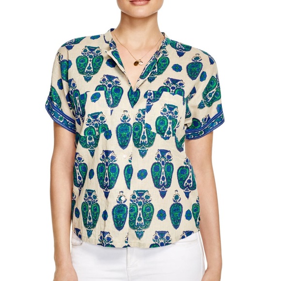 Scotch & Soda Tops - ✨SCOTCH & SODA✨Paisley Print Shirt in Blue